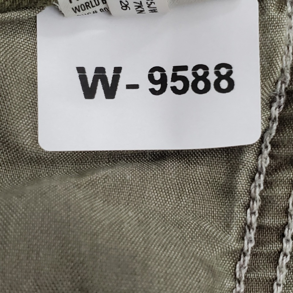 American Eagle Outfitters Women Pants 12 Green Cargo Wide-Leg High Rise Baggy - Picture 2 of 15